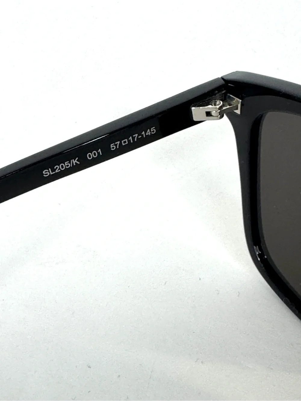 SAINT LAURENT Black SL 205/K Sunglasses Made in Italy